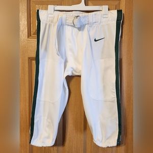 NWT Nike Vapor Pro Vented Men's XL Football Pants White and Green with b…